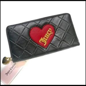 Juicy Couture Wallet Cross My Heart Logo